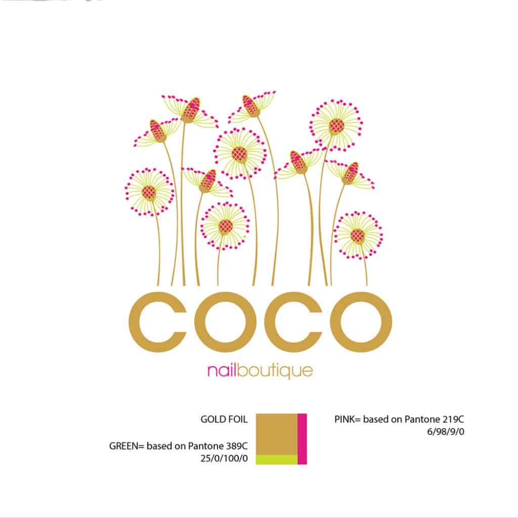 Branding Guide - Coco nailboutique Logo by DIG53