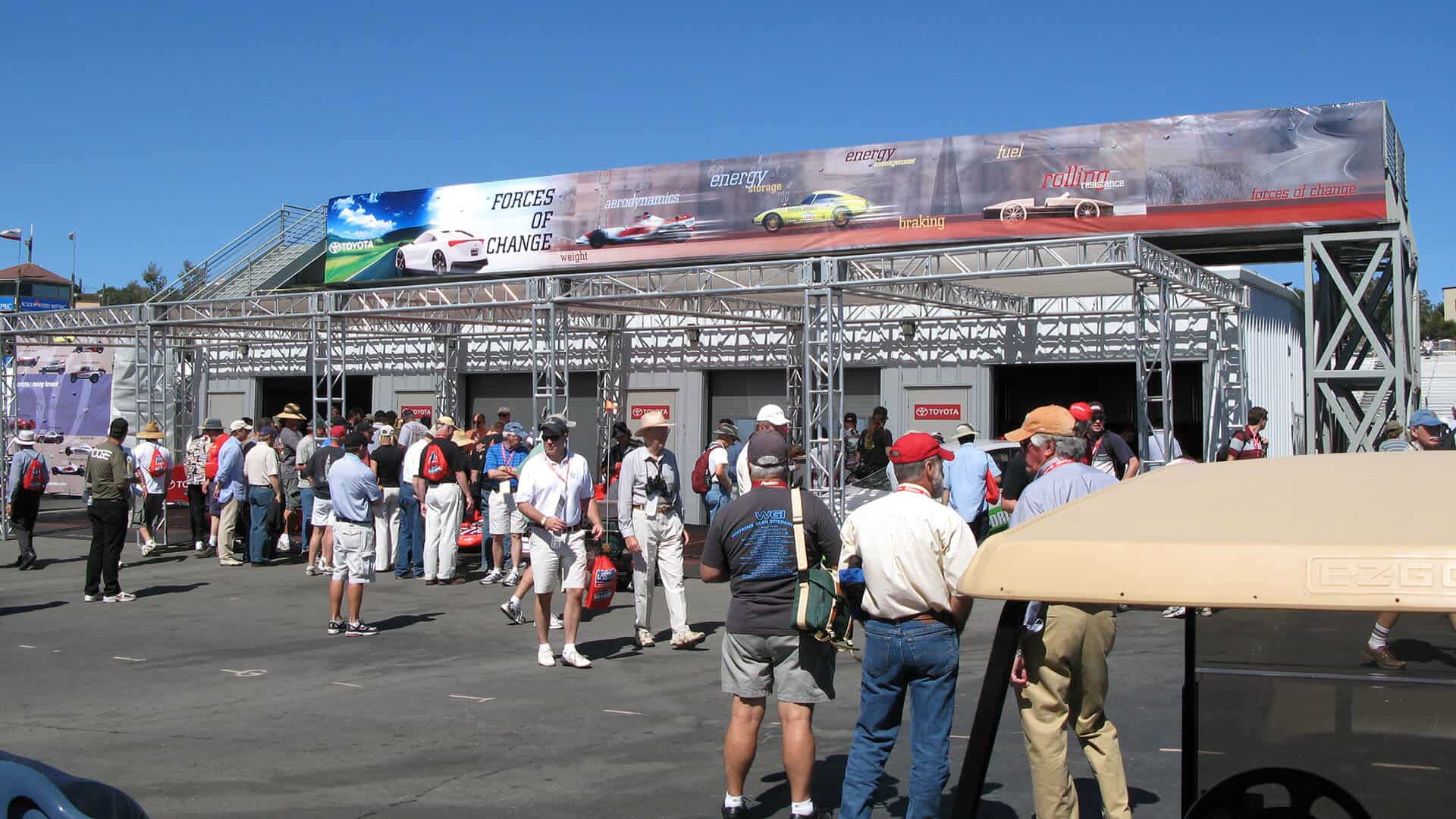 Photo of DIG53 design for Toyota's 75’ Historical Race Cart Timeline